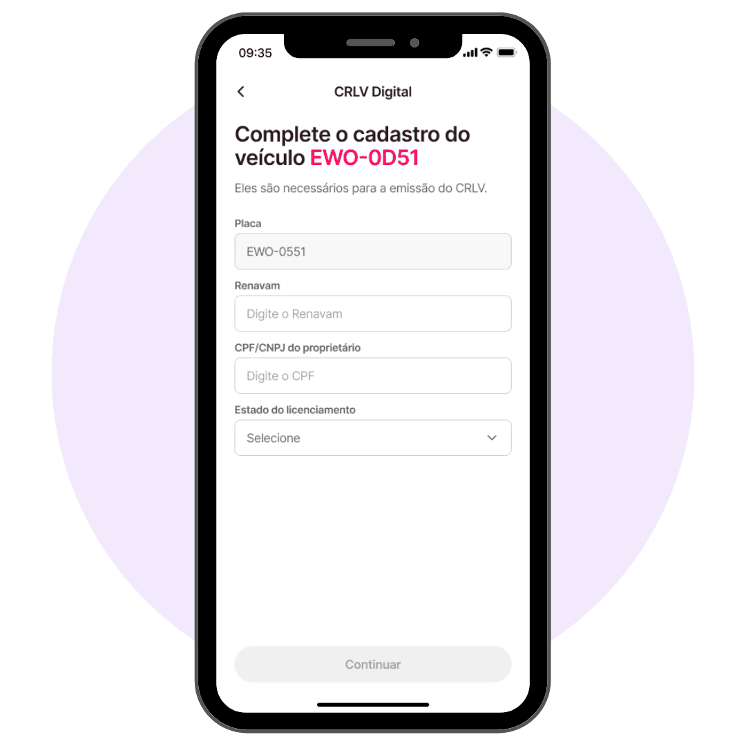 Mockup 2 do CRLV Digital