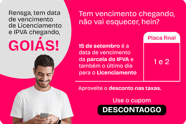 Licenciamento 2026 em Goiânia GO